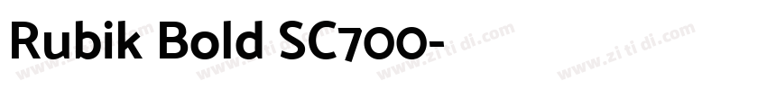Rubik Bold SC700字体转换